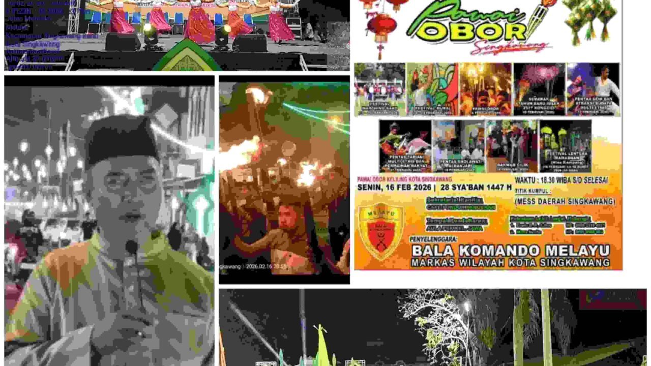 Toleransi Kota Singkawang Bersinar: Pawai Obor Menyambut Ramadhan